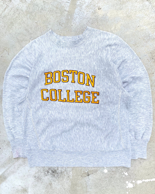 1980S 'BOSTON COLLEGE' CHAMPION REVERSE WEAVE SWEATSHIRT (M/L)