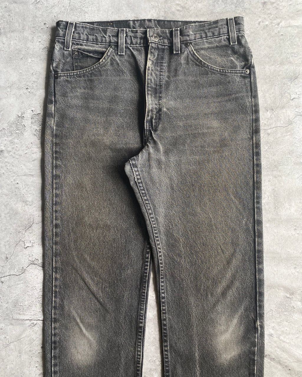 1990S FADED BLACK LEVI'S 505 JEANS (34X32)