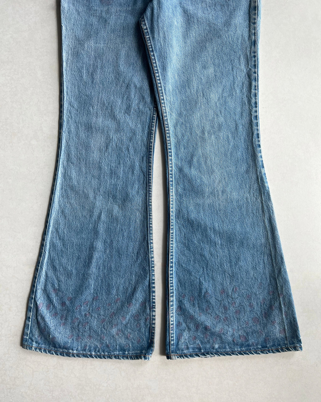 1970S FADED WASHED LEVI'S 684 BOOTCUT JEANS (34X34)