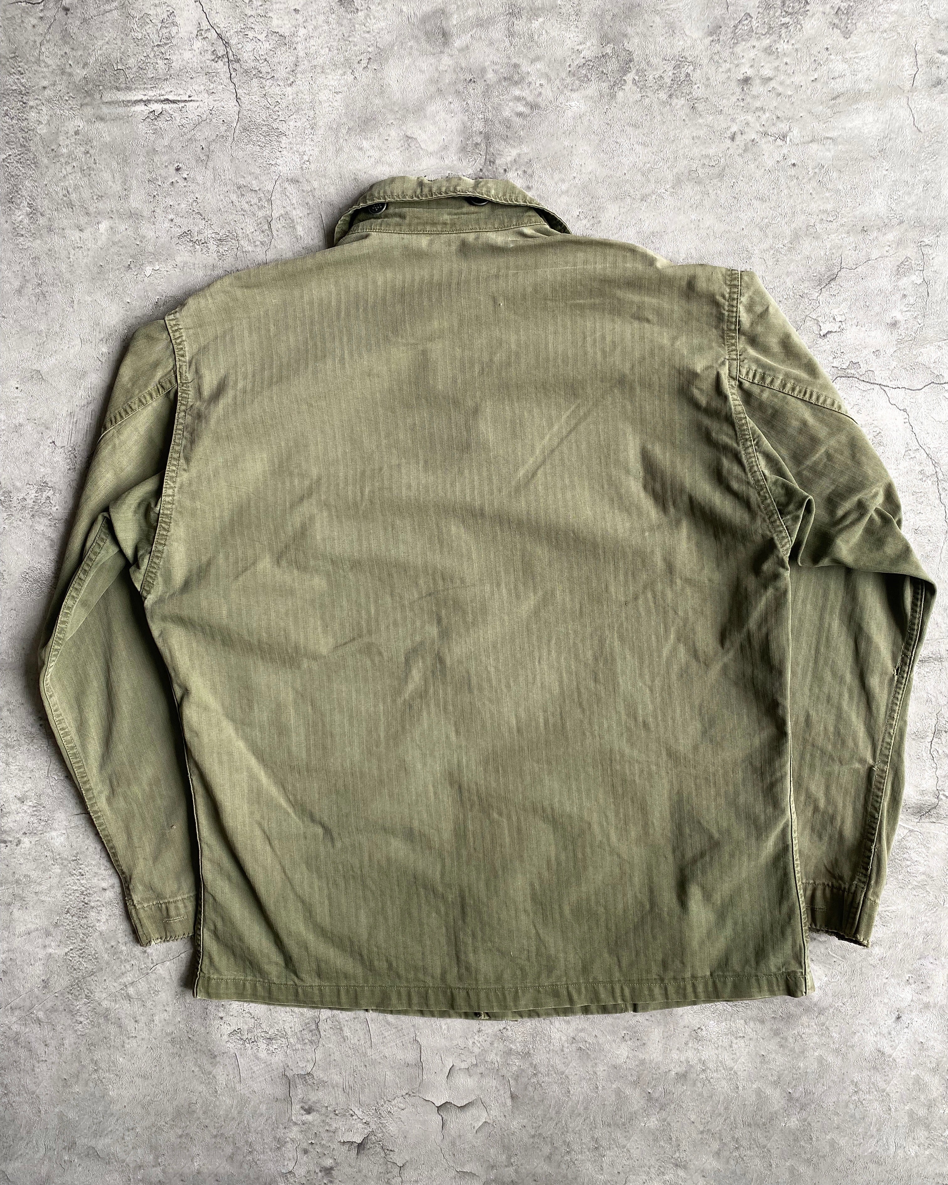1940S WWII M43 HBT 13 STARS US ARMY SHIRT (M/L)