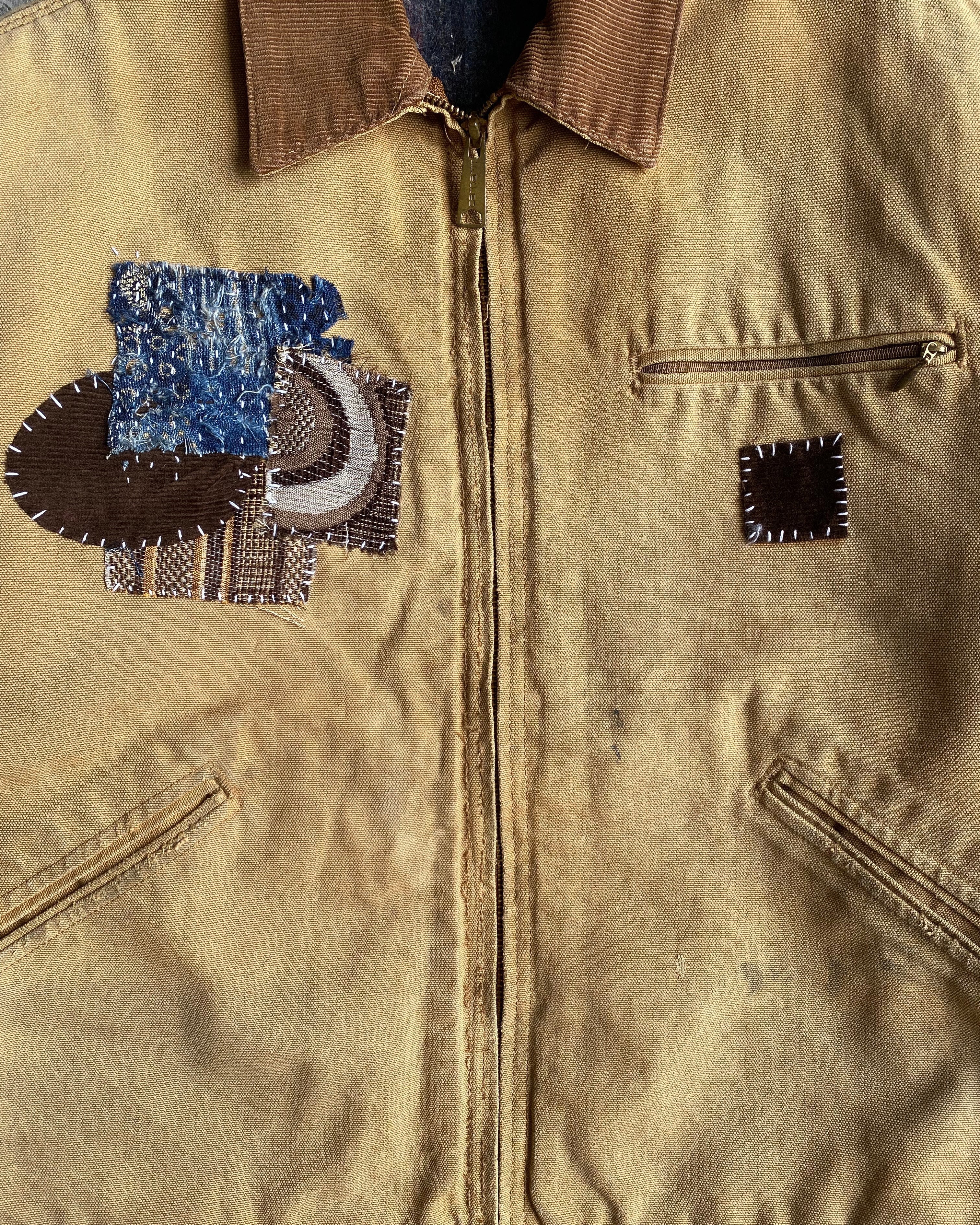 1990S BORO/SASHIKO CARHARTT DETROIT JACKET (M/L)