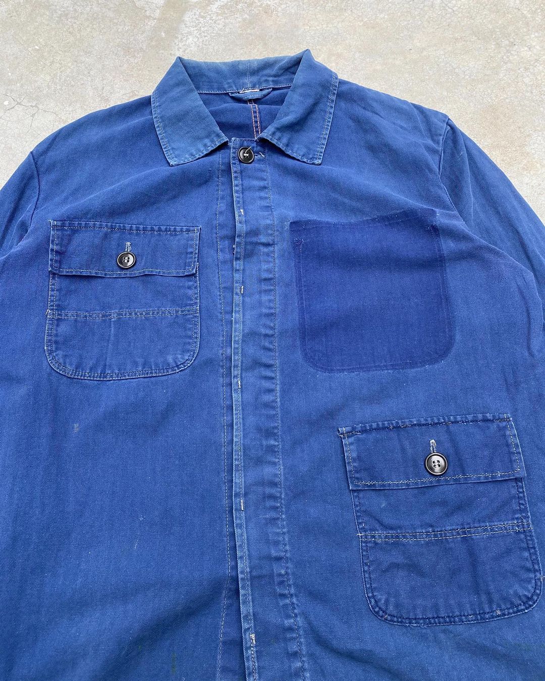 1970s HBT Indigo French Workwear