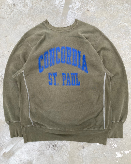 1990S 'CONCORDIA ST. PAUL' CHAMPION REVERSE WEAVE SWEATSHIRT (L/XL)