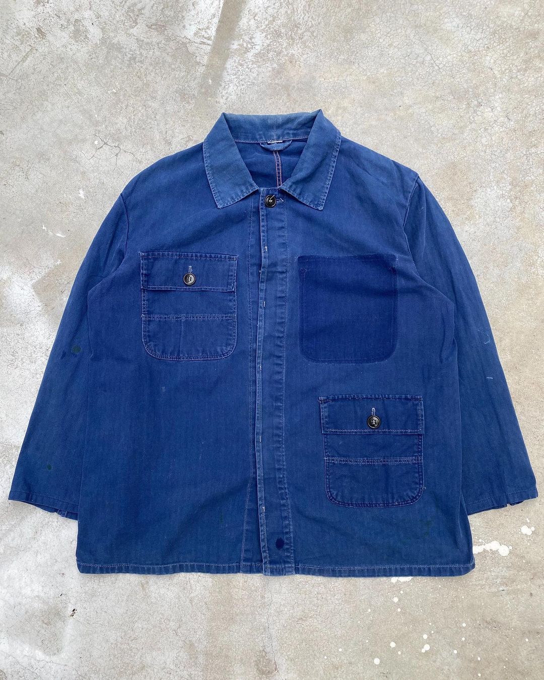 1970s HBT Indigo French Workwear