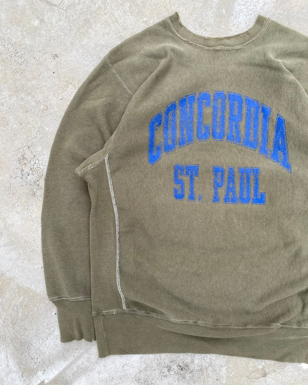 1990S 'CONCORDIA ST. PAUL' CHAMPION REVERSE WEAVE SWEATSHIRT (L/XL)