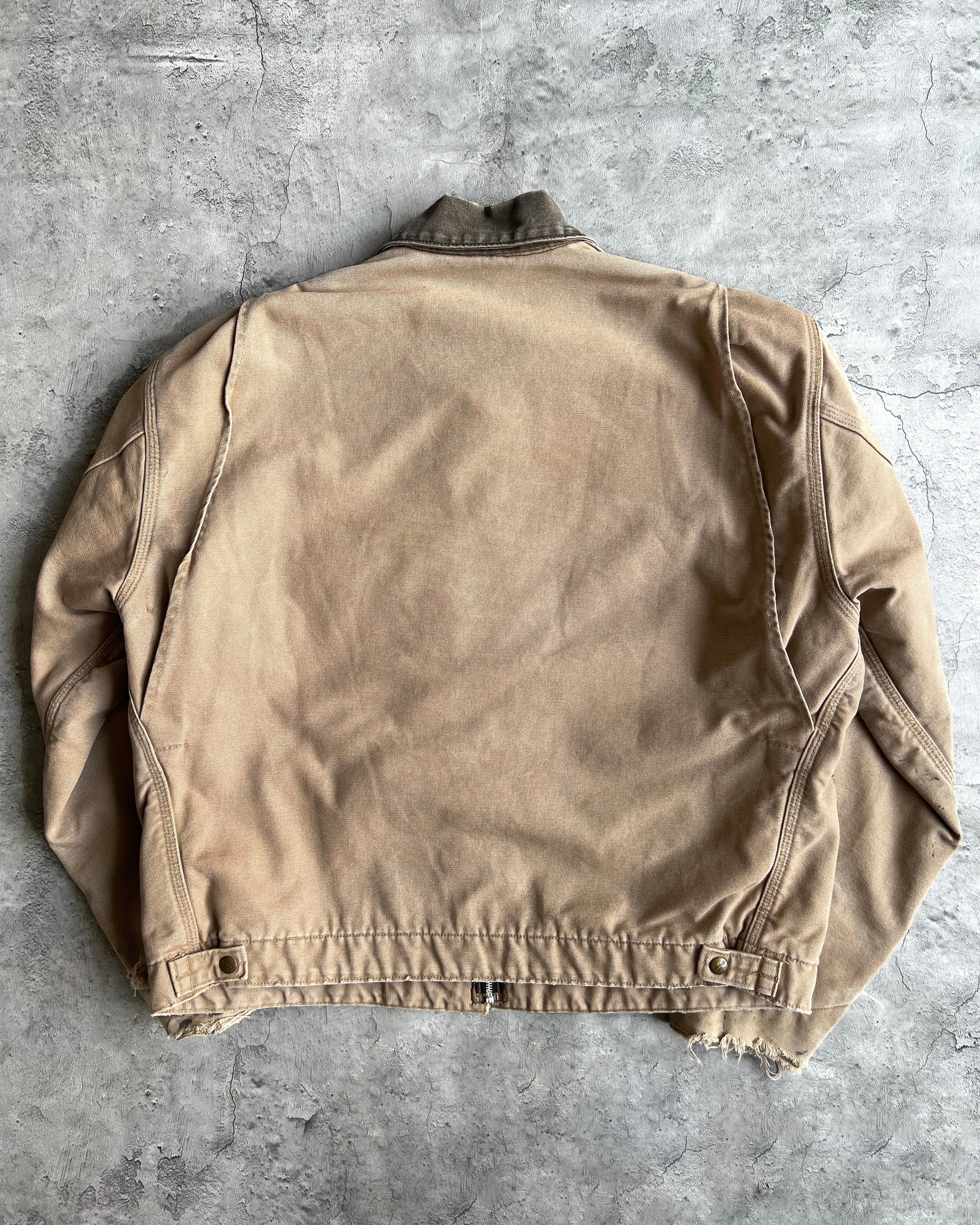 1990S TAN CARHARTT DETROIT WORK JACKET (XL)