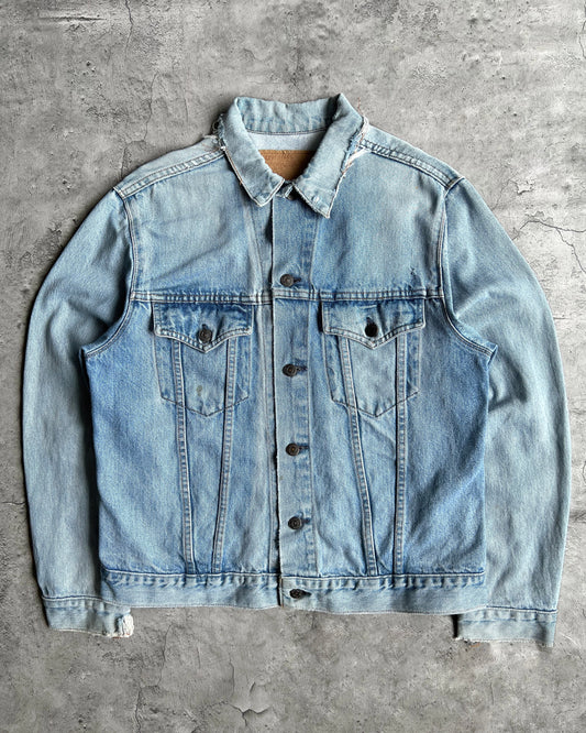 1980S LIGHT WASH LEVI'S TYPE III DENIM TRUCKER JACKET (S-L)