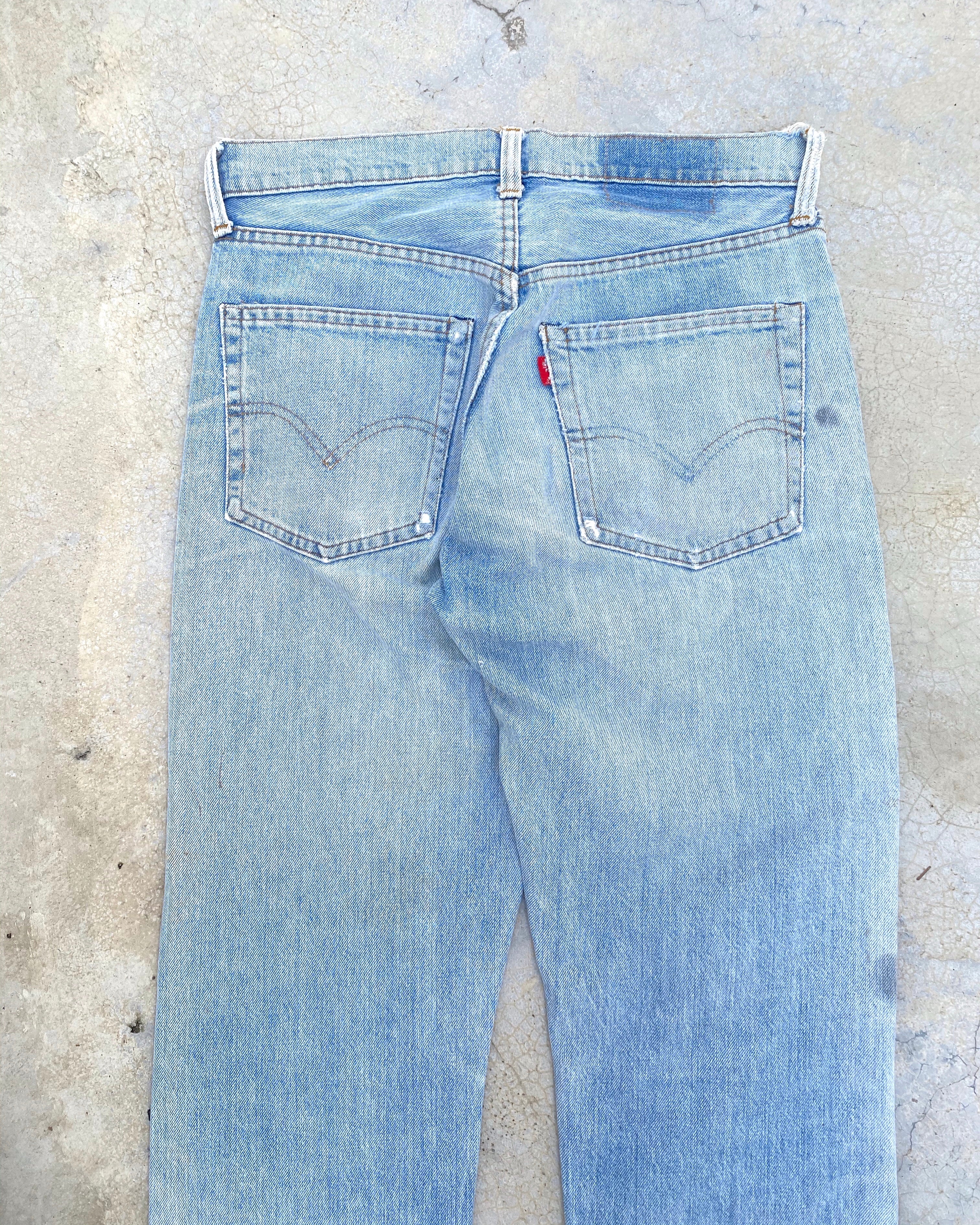 1980S LEVI’S 505 REPAIRED JEANS (30X34)