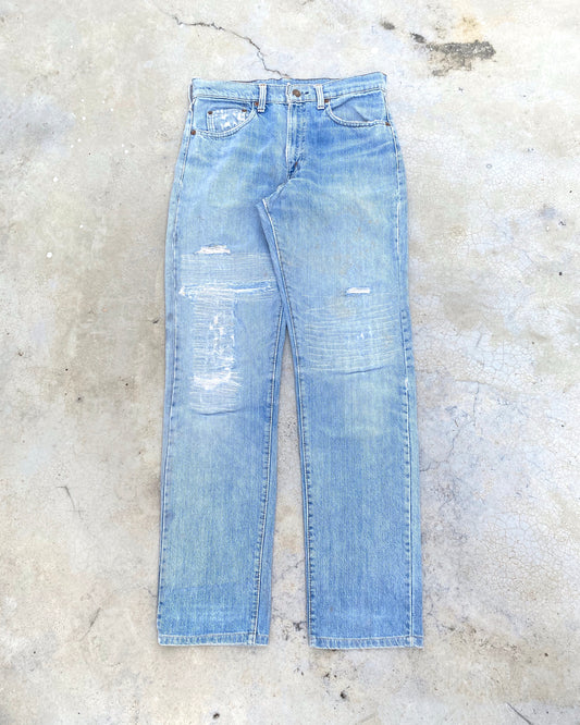 1980S LEVI’S 505 REPAIRED JEANS (30X34)