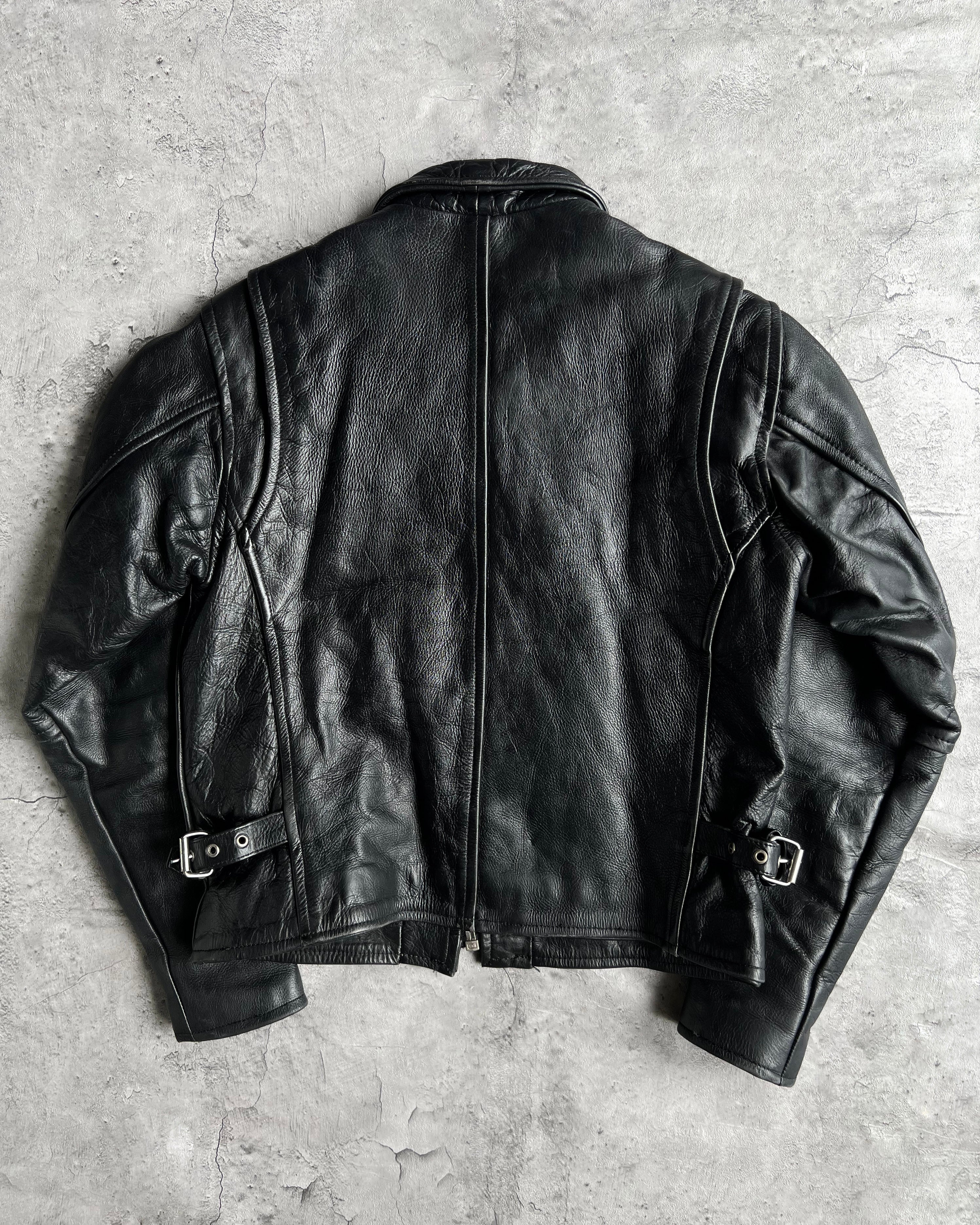 1980S/1990S GIGOLO ACDC HIGHWAYMAN LEATHER JACKET (M)