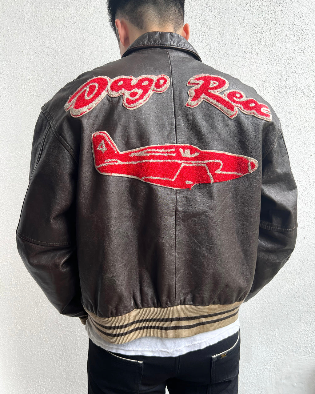 1982 AVIREX 'DAGO RED' TYPE A-2 LEATHER JACKET (S-L)