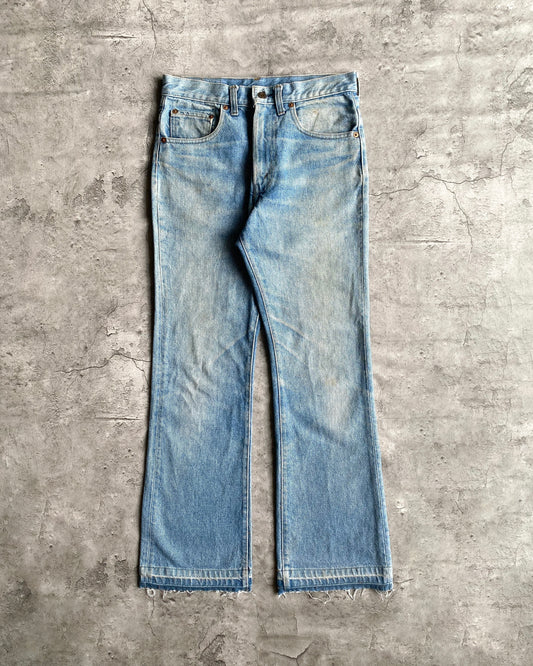 1970S FADED LEVI'S 517 RELEASED HEM FLARE JEANS (30X34)