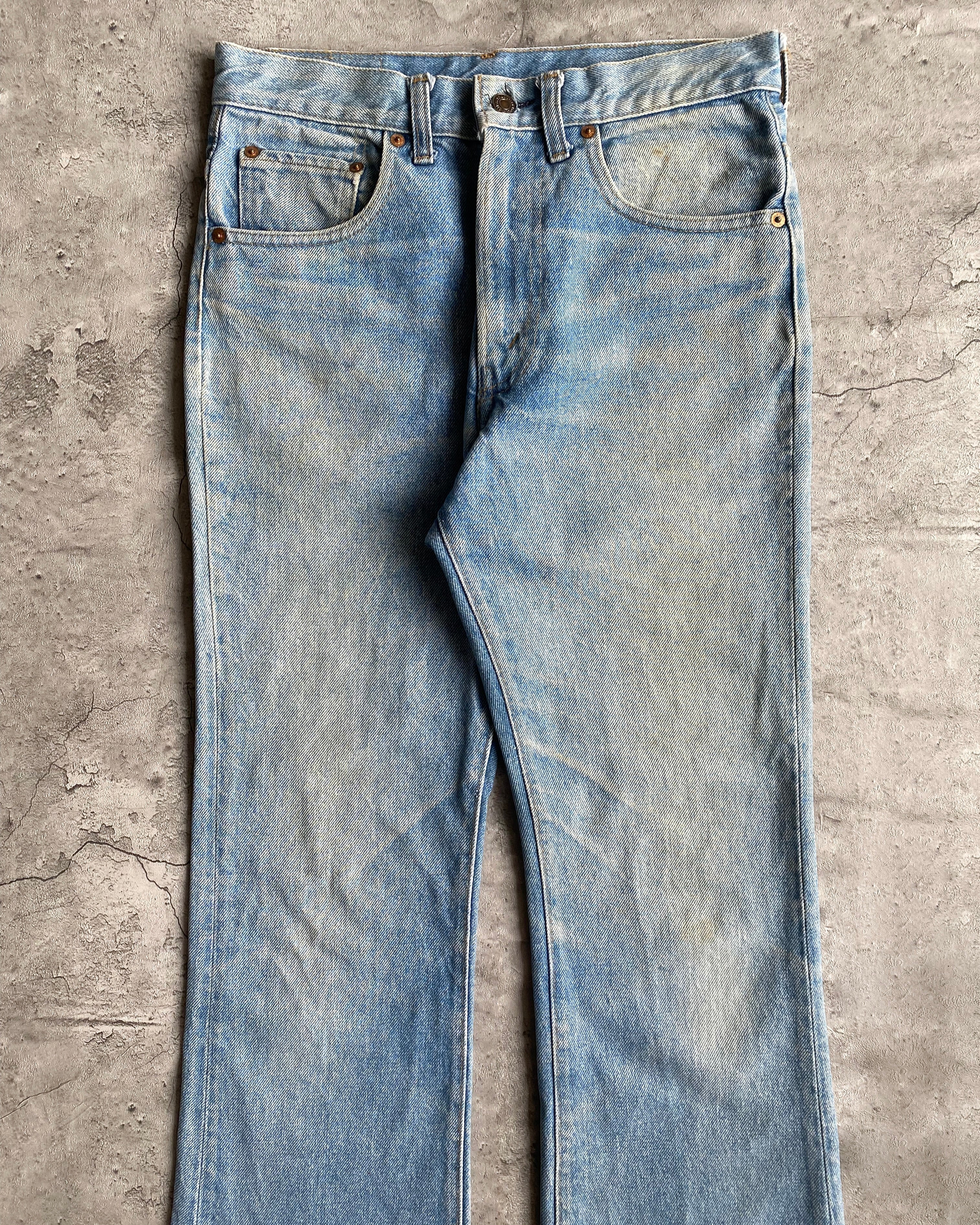 1970S FADED LEVI'S 517 RELEASED HEM FLARE JEANS (30X34)