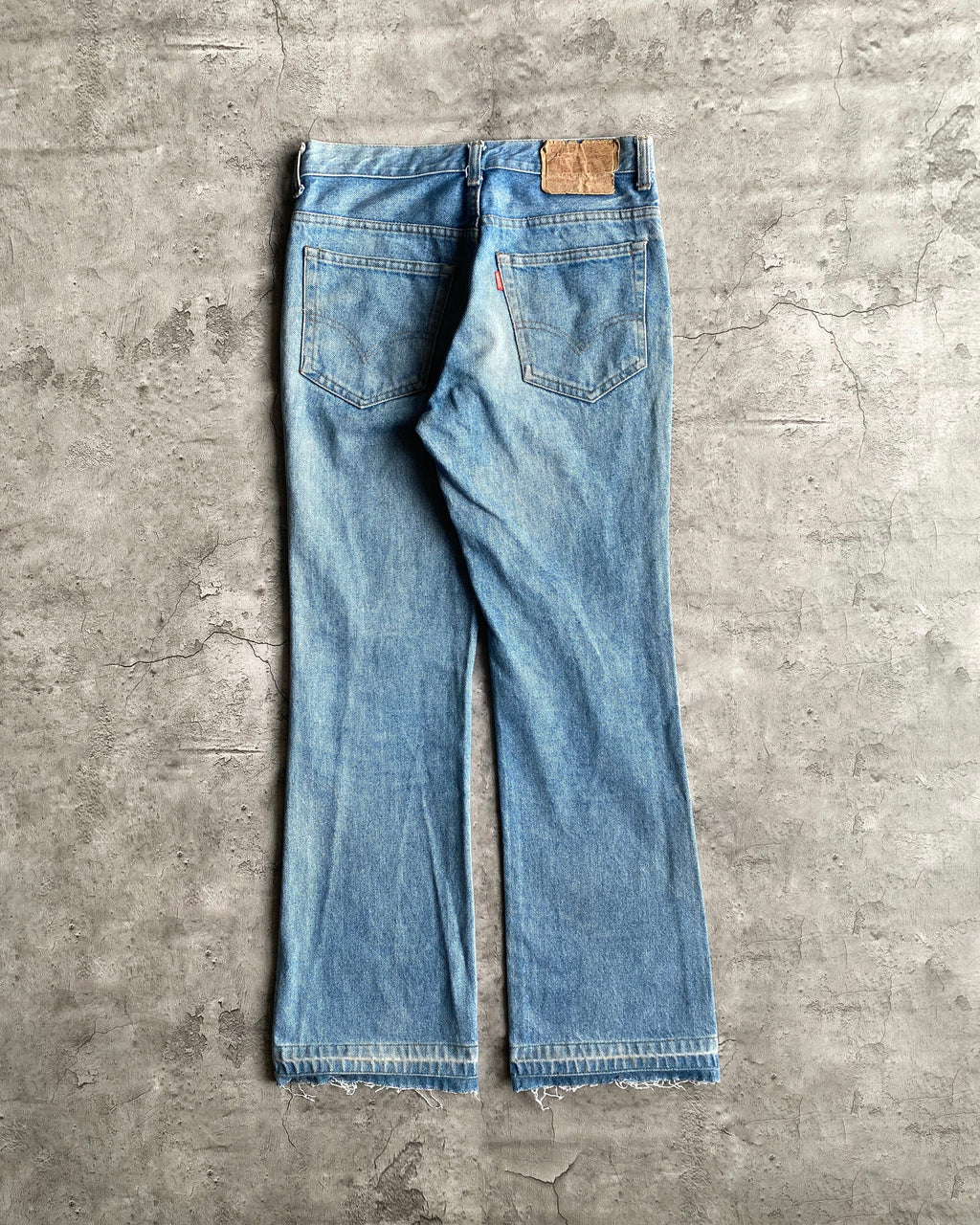 1970S FADED LEVI'S 517 RELEASED HEM FLARE JEANS (30X34)