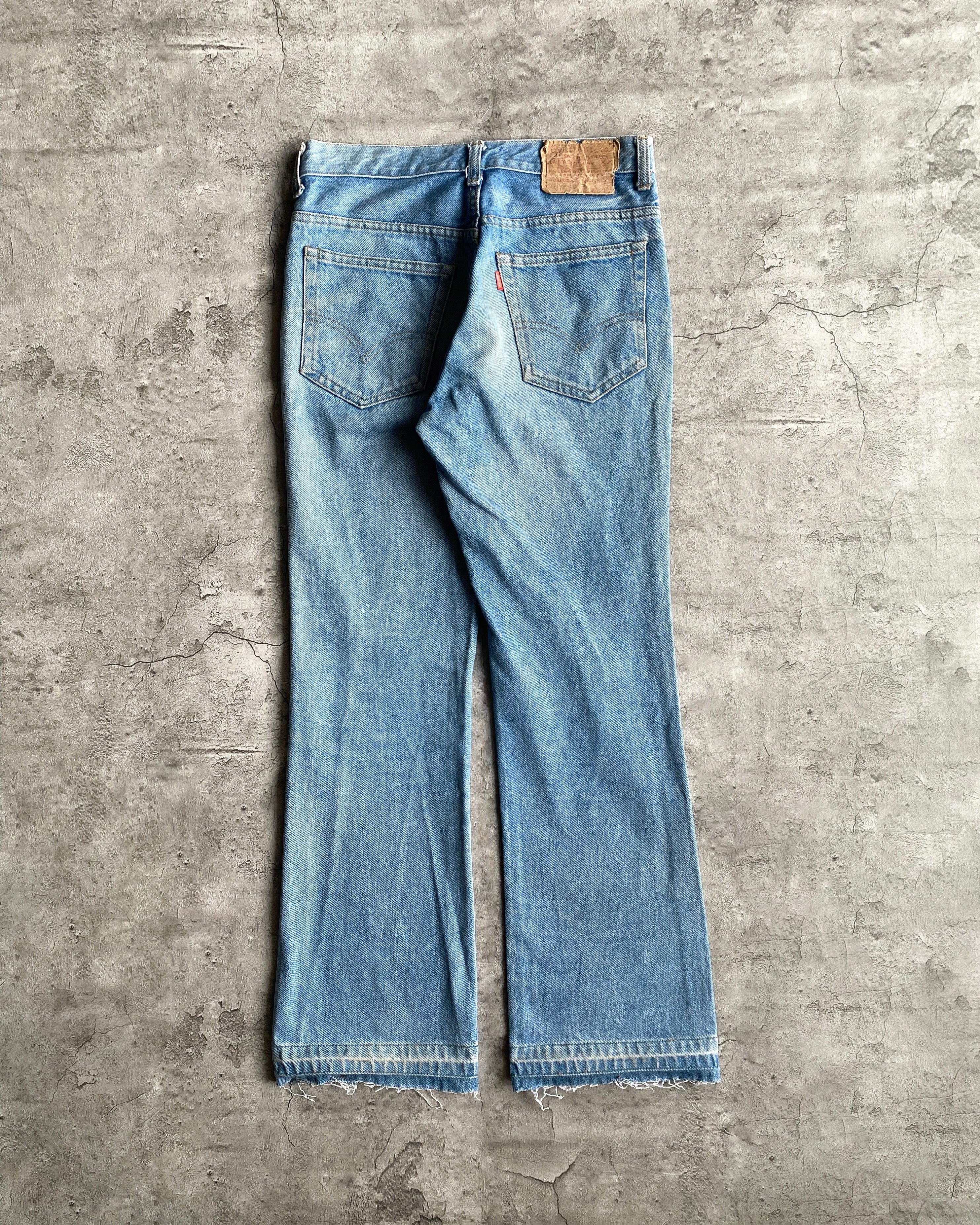 1970S FADED LEVI'S 517 RELEASED HEM FLARE JEANS (30X34)