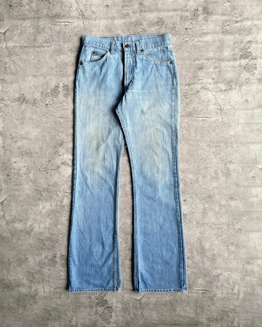 1970S FADED WASHED LEVI'S 517 FLARE JEANS (30X33)