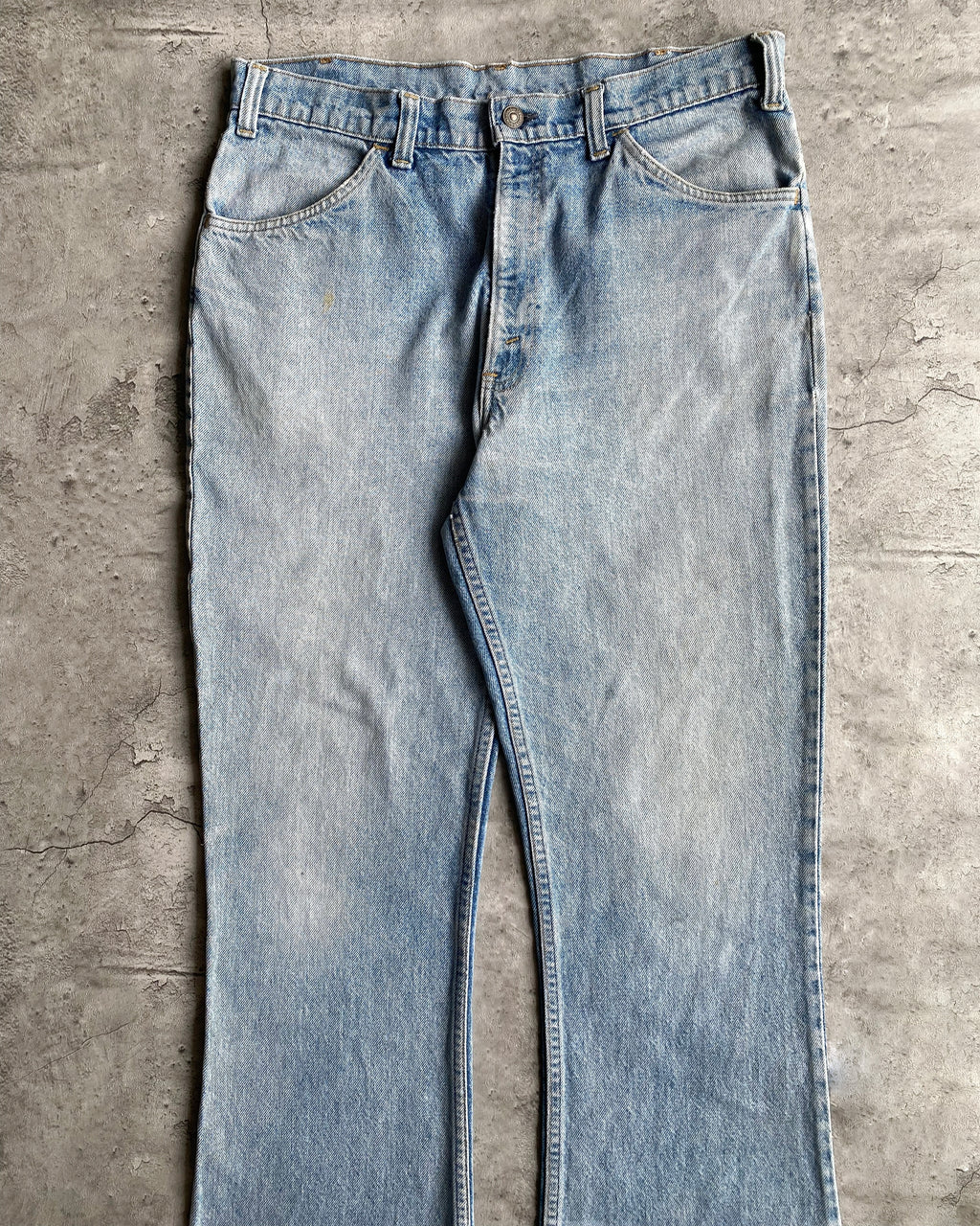 1970S LIGHT WASH LEVI'S 646 BOOTCUT JEANS (34X32)