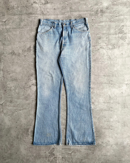 1970S LIGHT WASH LEVI'S 646 BOOTCUT JEANS (34X32)