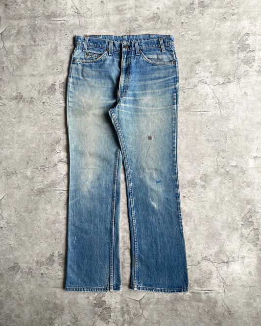 1980S FADED LEVI'S 517 FLARE JEANS (34X31)