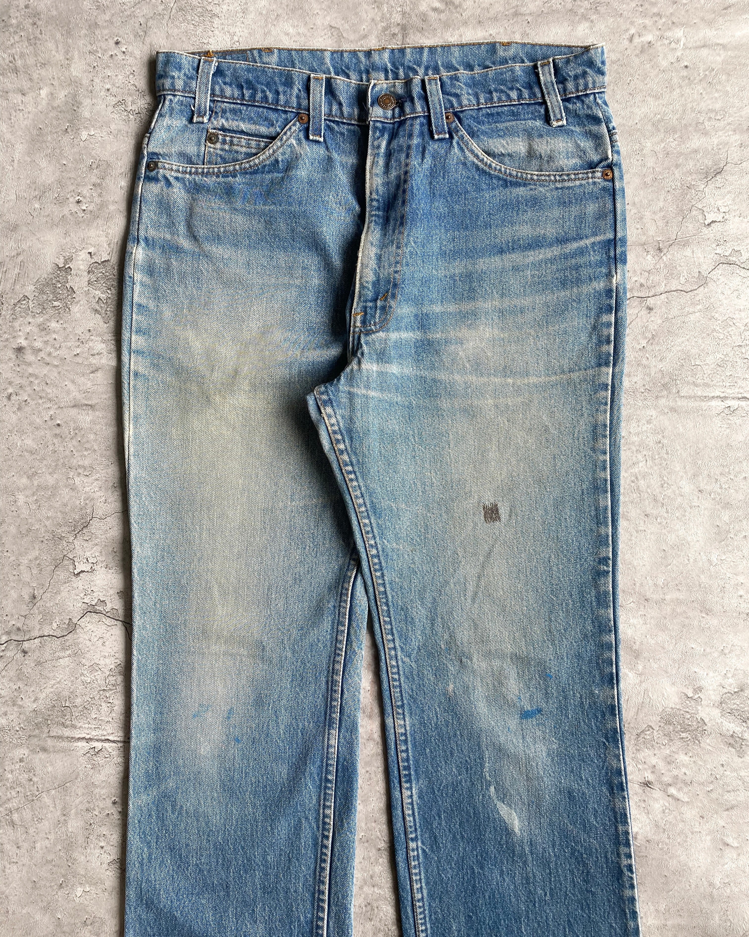 1980S FADED LEVI'S 517 FLARE JEANS (34X31)