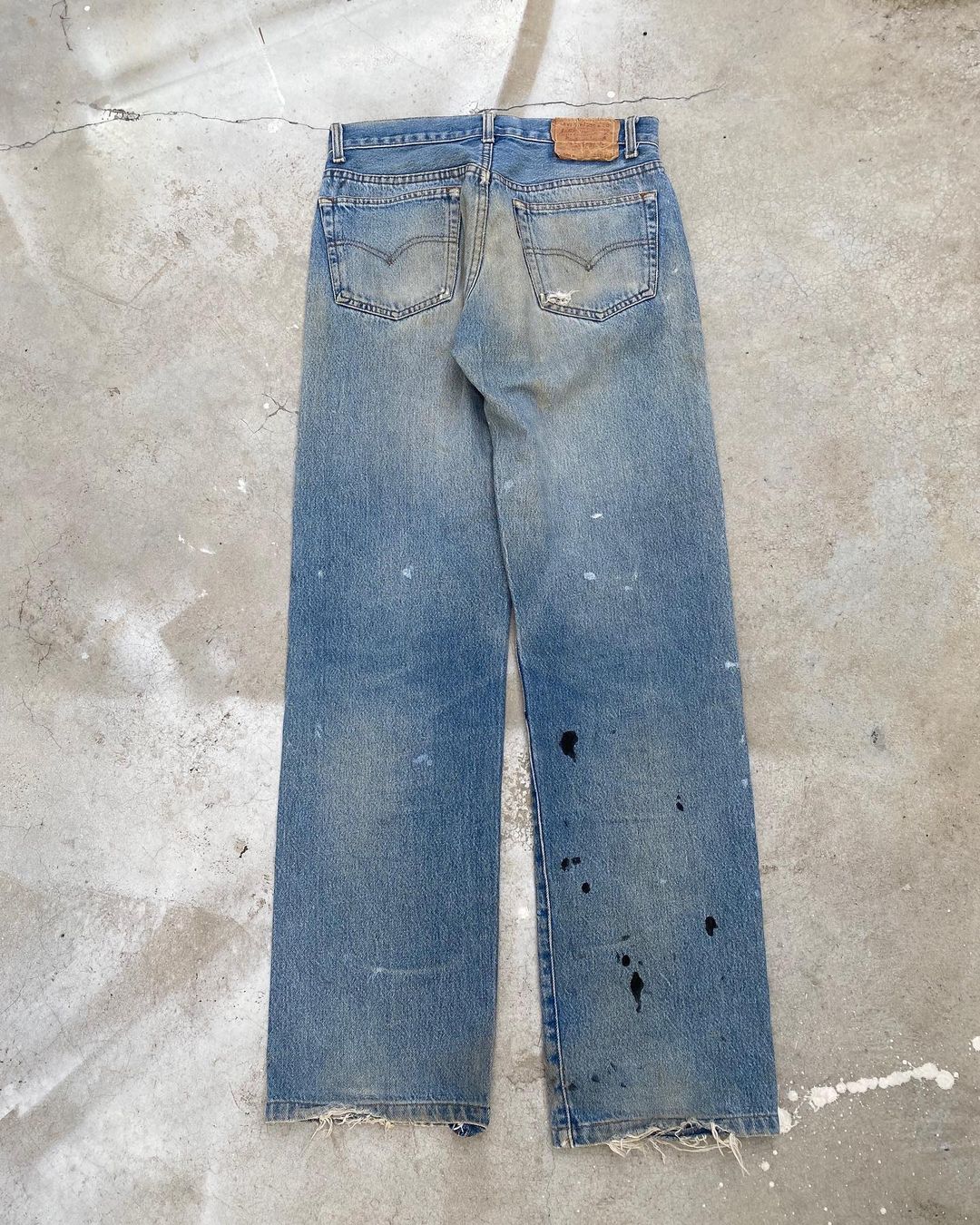 1980s Levi’s 501 Paint Splatter Jeans