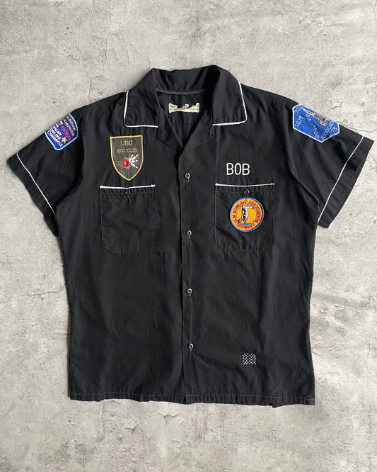 1974 'BOB' PATCHES BOWLING SHIRT (M/L)