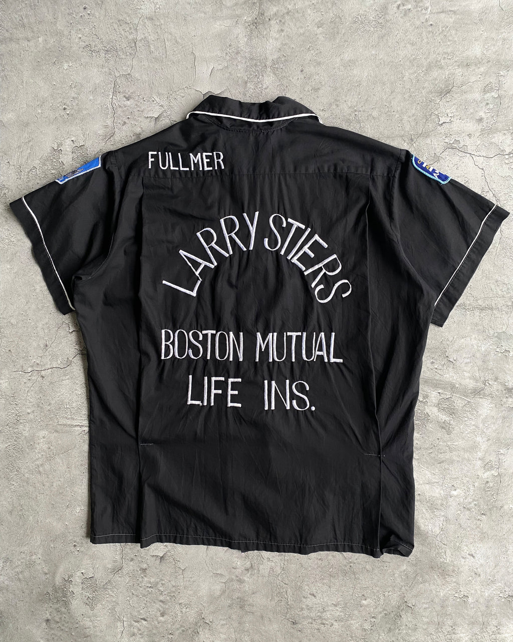 1974 'BOB' PATCHES BOWLING SHIRT (M/L)