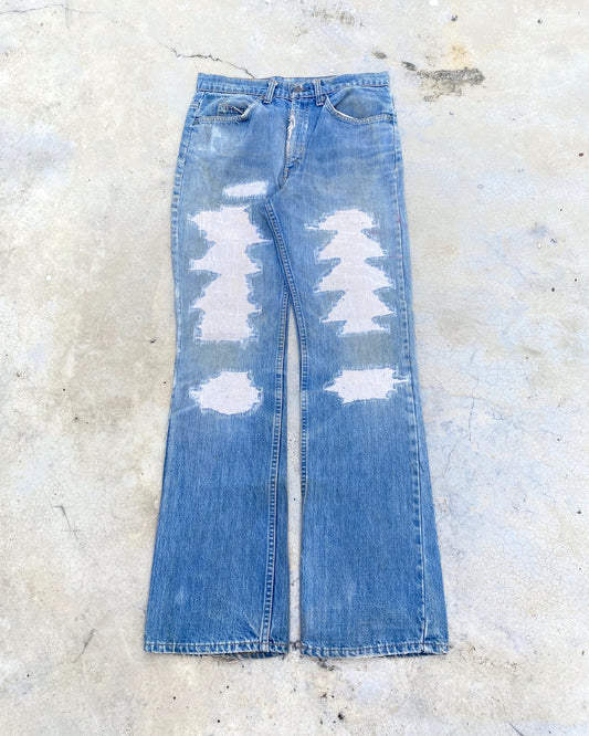 1980S LEVI’S 517 REPAIRED FLARED JEANS (32X36)