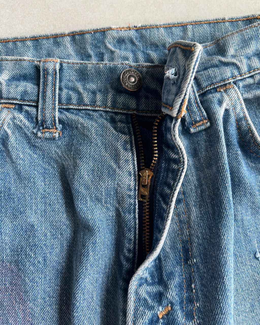 1970S FADED WASHED LEVI'S 684 BOOTCUT JEANS (34X34)