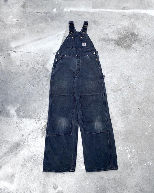 1990s Faded Carhartt Double Knee Overall