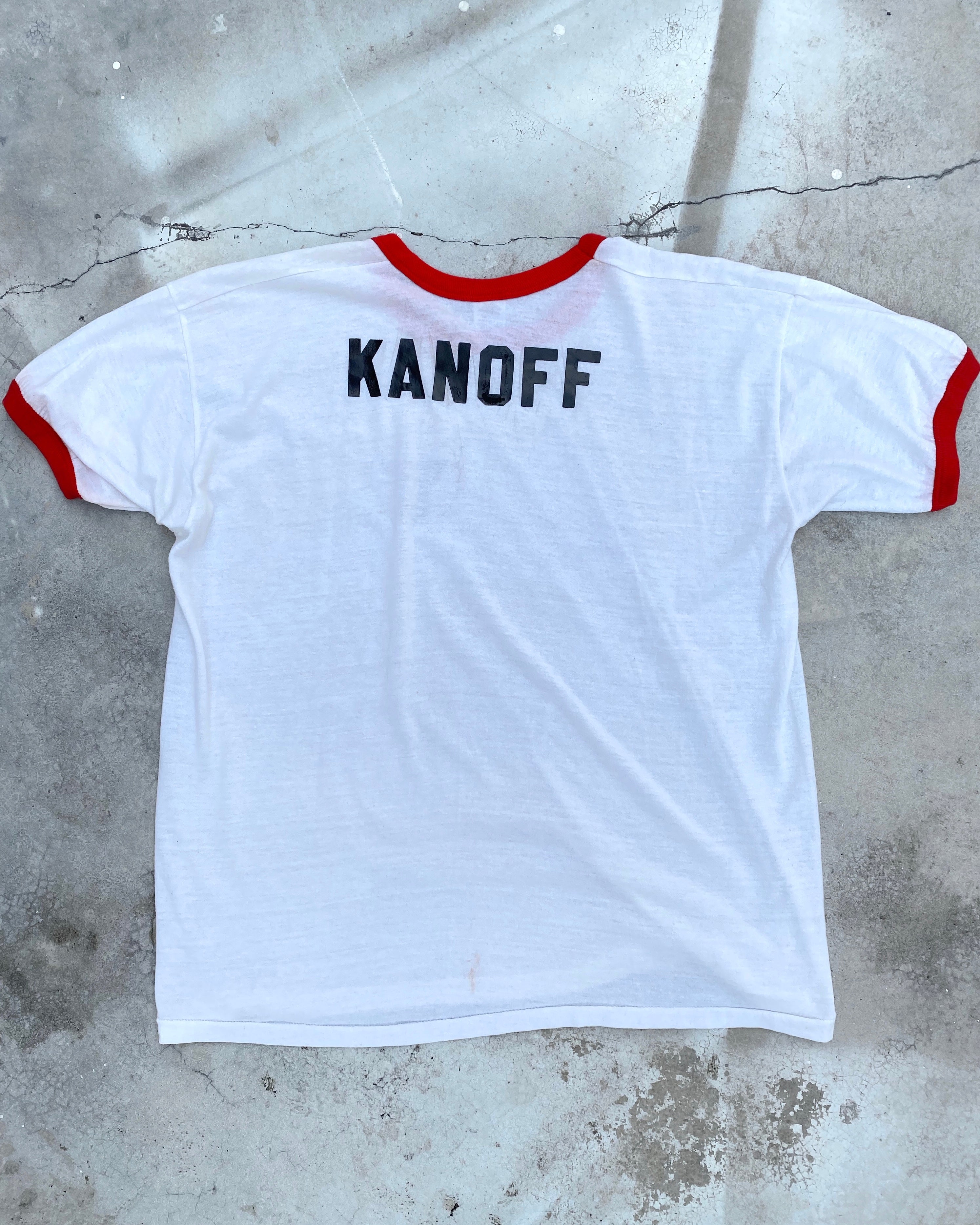 1970S ‘LARRY” RUSSELL RINGER TEE (L)