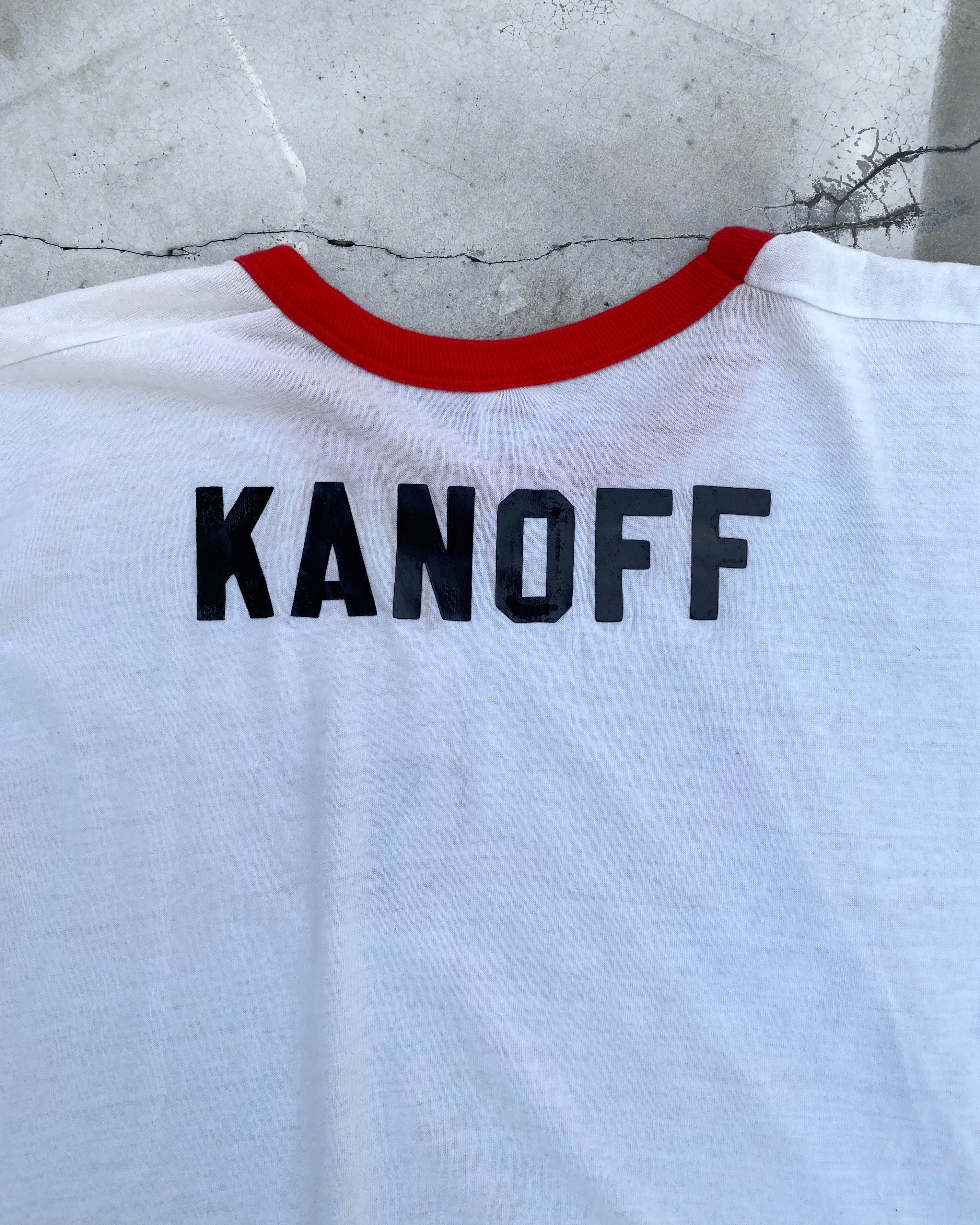 1970S ‘LARRY” RUSSELL RINGER TEE (L)