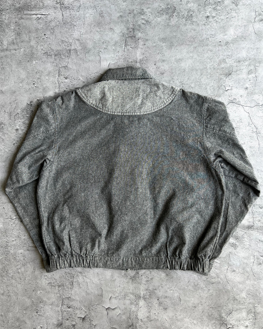 1990S TWO-TONE GREY HARRINGTON JACKET (M/L)