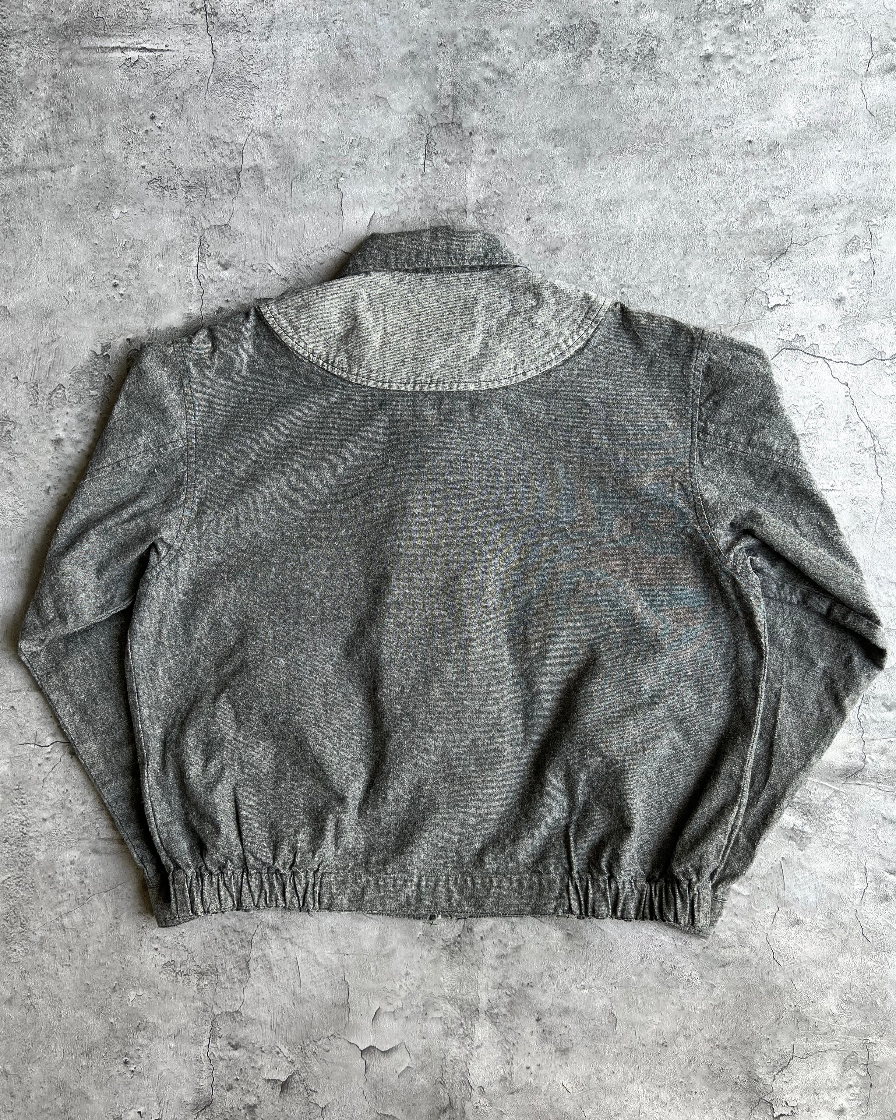 1990S TWO-TONE GREY HARRINGTON JACKET (M/L)