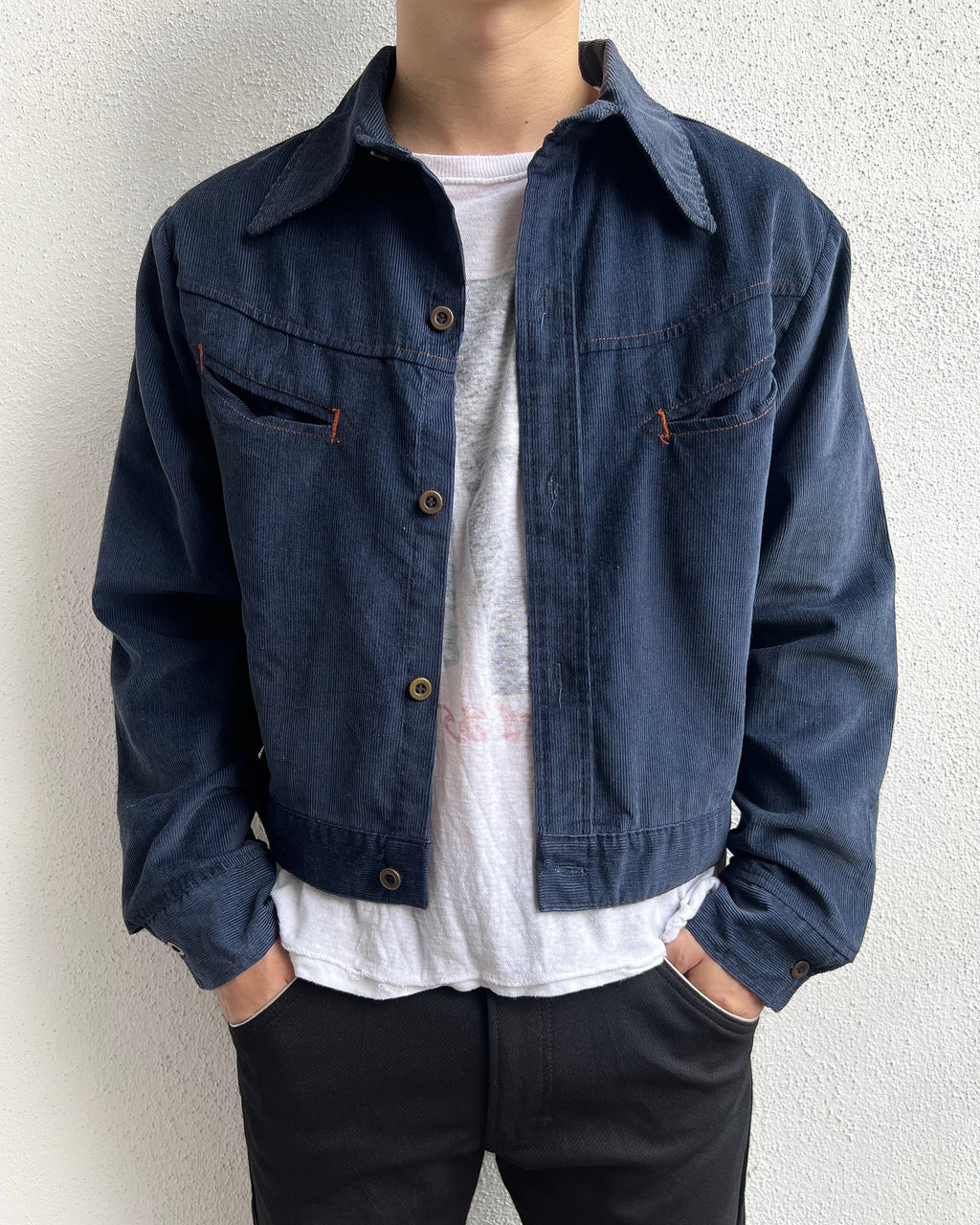 1970S LEVI'S PANATELA CORDUROY CROPPD JACKET (S-L)