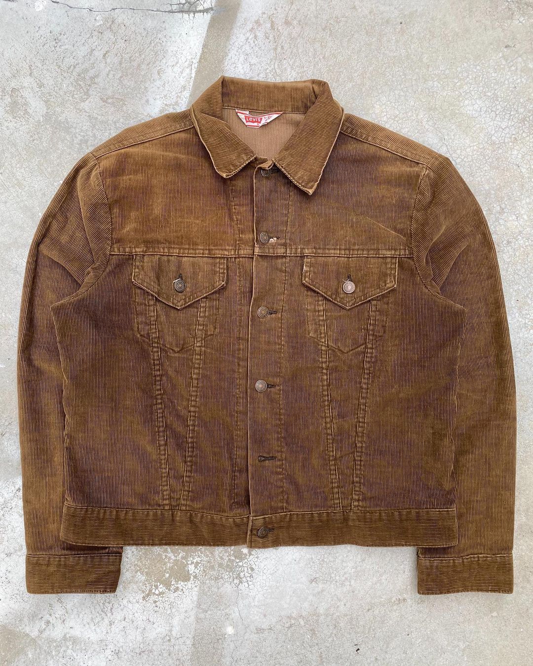 1970s Brown Levi’s Corduroy Type III Jacket