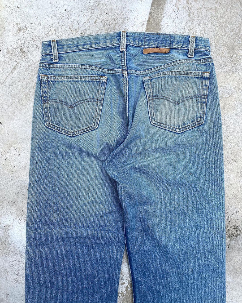 1980S LEVI’S 501 PATCHWORK JEANS (34X32)