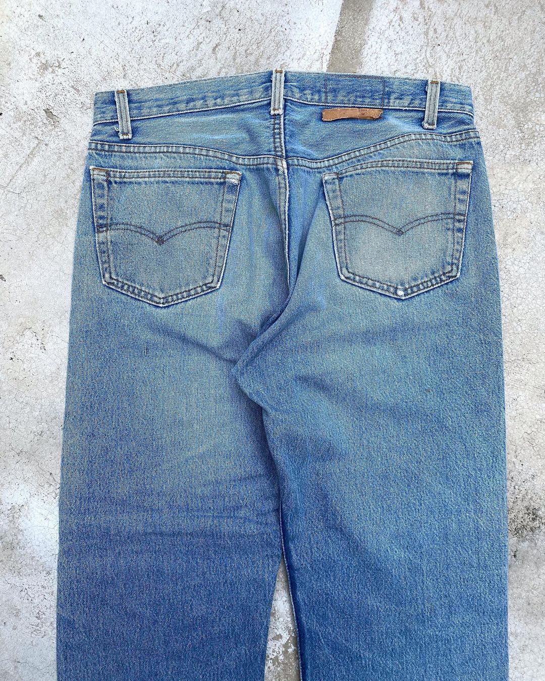1980S LEVI’S 501 PATCHWORK JEANS (34X32)