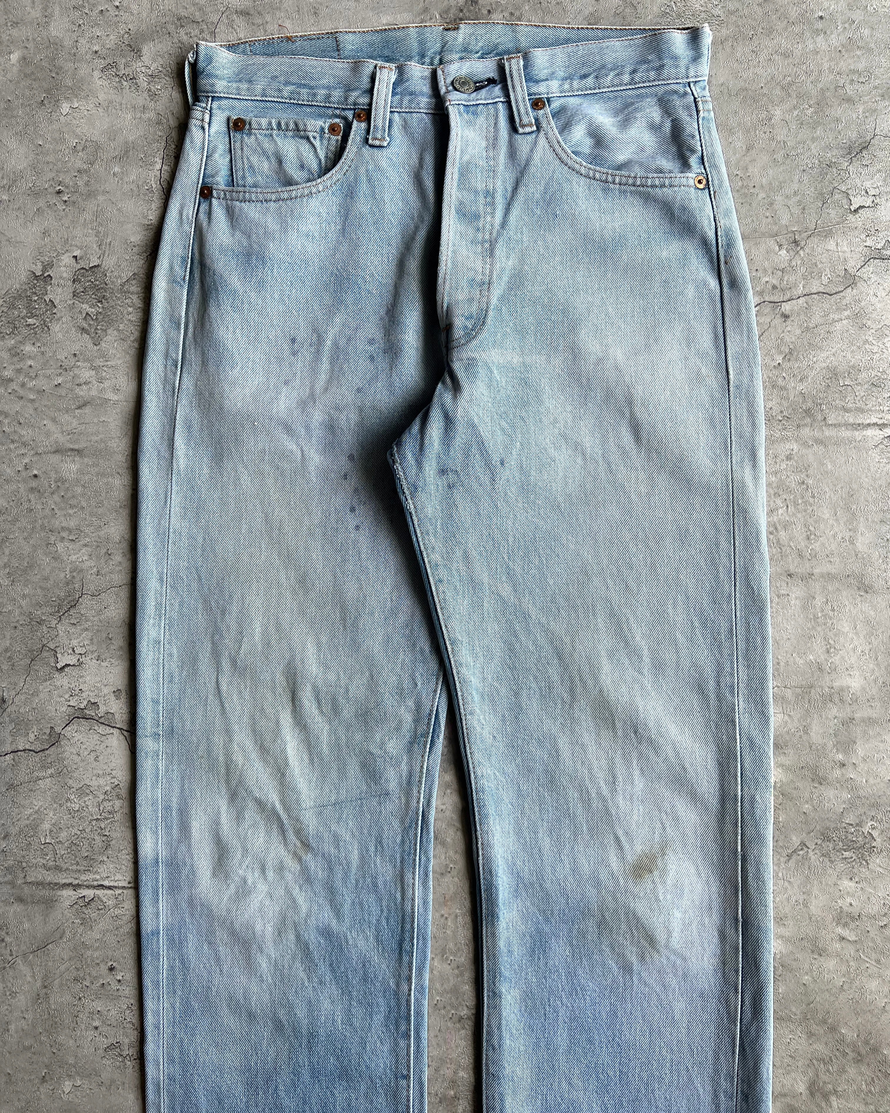 1970S FADED LEVI'S 501 REDLINE SELVEDGE JEANS (30X30)