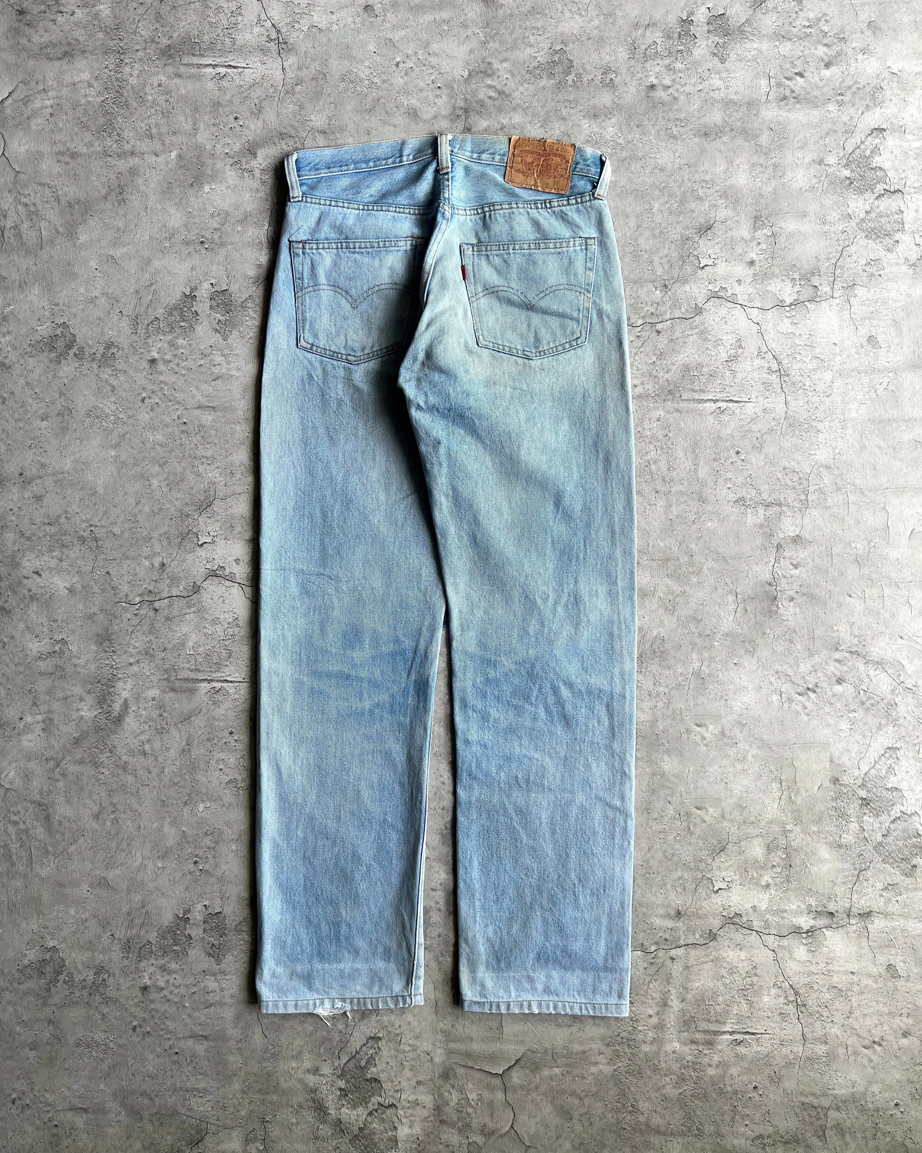 1970S FADED LEVI'S 501 REDLINE SELVEDGE JEANS (30X30)