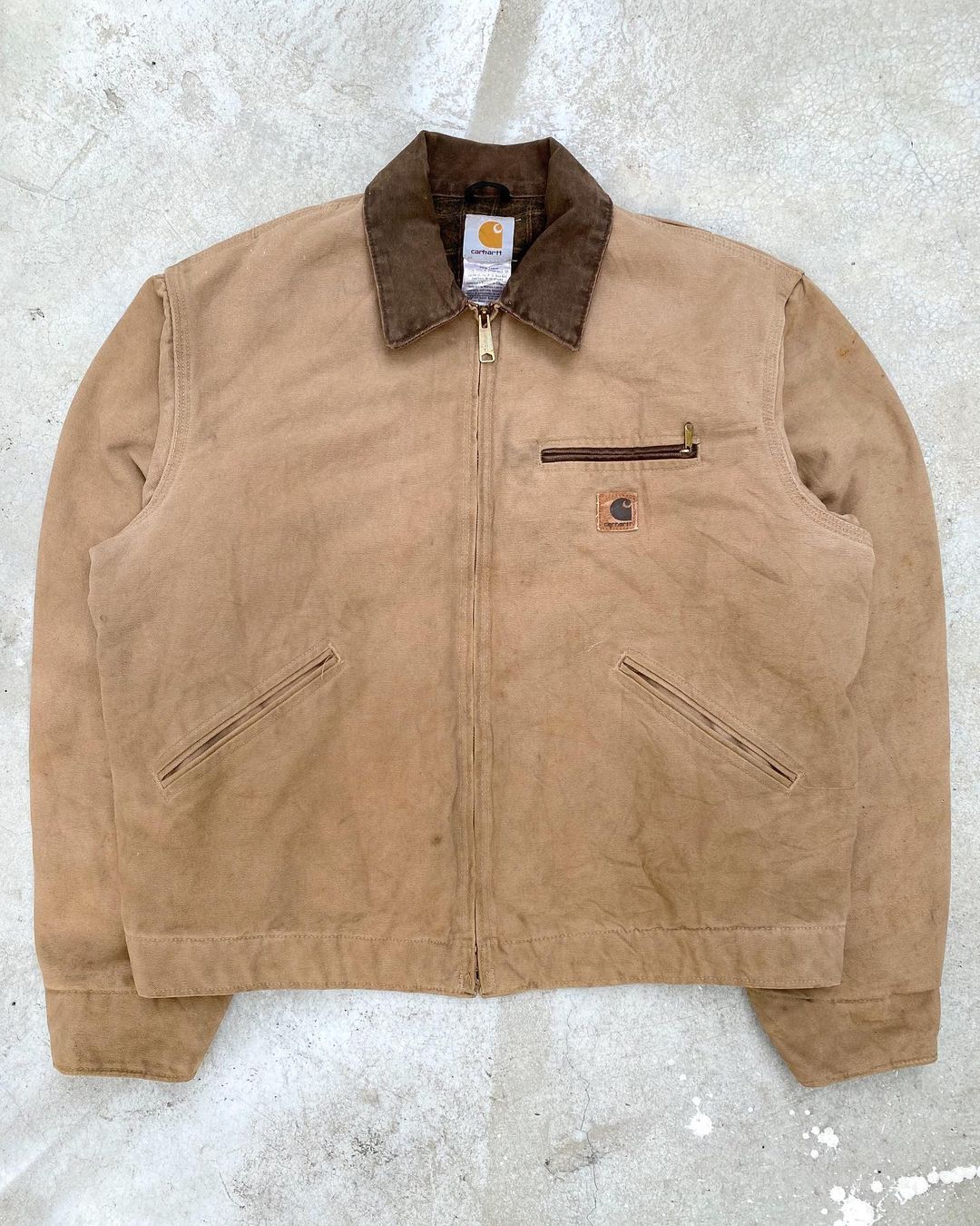 1990s Tan Carhartt Detroit Jacket