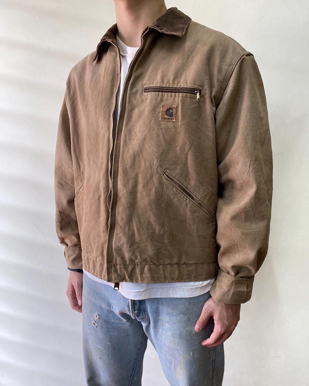 1990s Tan Carhartt Detroit Jacket