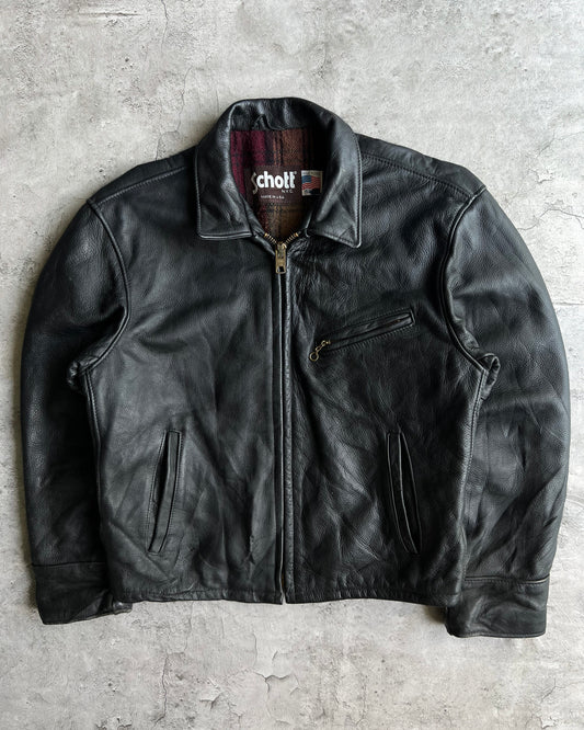 1980S SCHOTT LEATHER RIDER JACKET (M/L)
