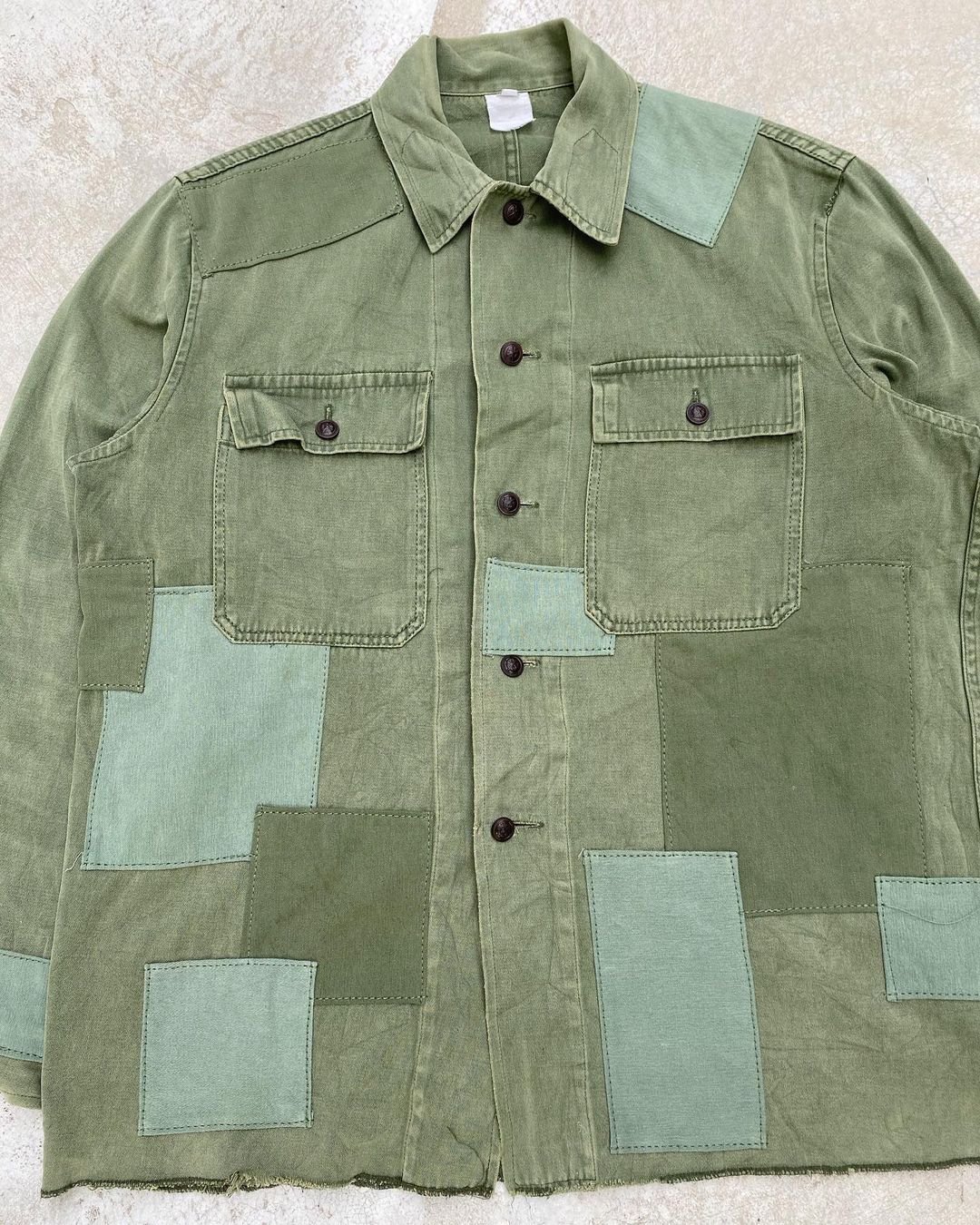 1970s Europe Army Patches Shirt