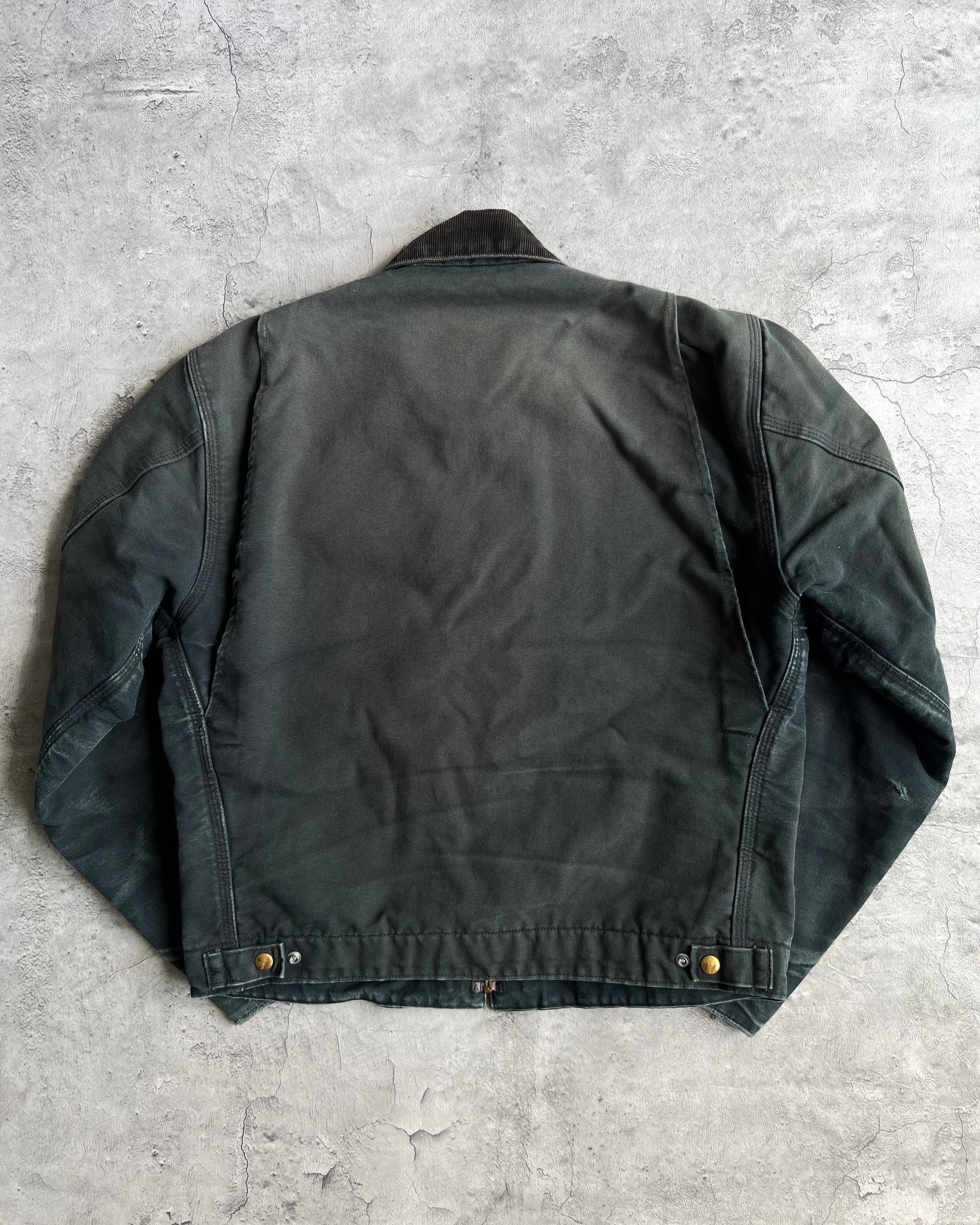 1990S FADED BLACK CARHARTT DETROIT JACKET (M/L)