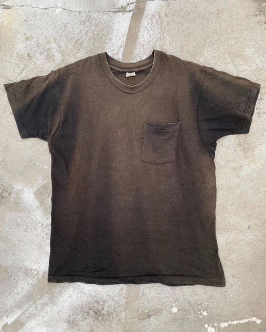 1980s Sun Faded Single Stitched Plain Tee