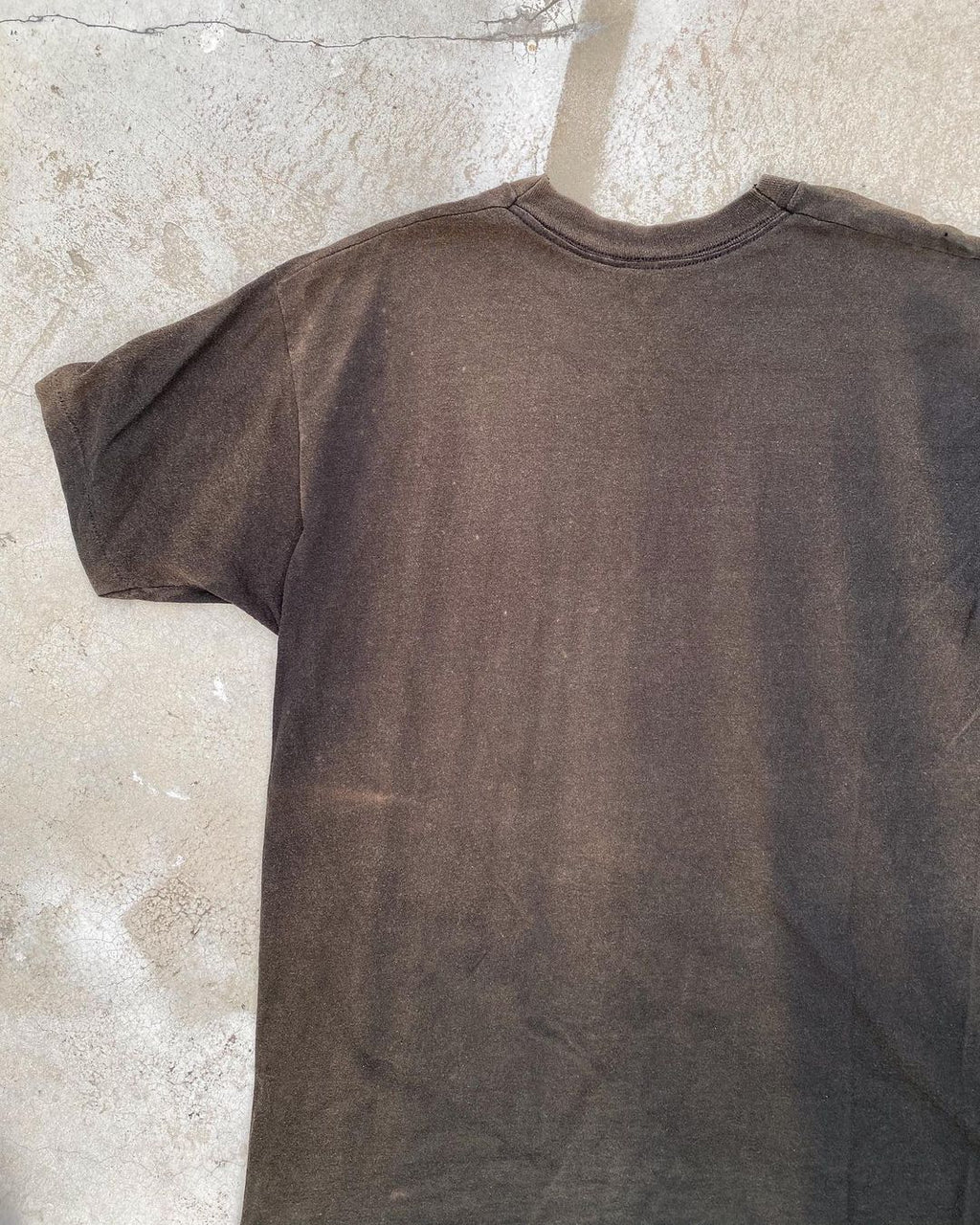 1980s Sun Faded Single Stitched Plain Tee