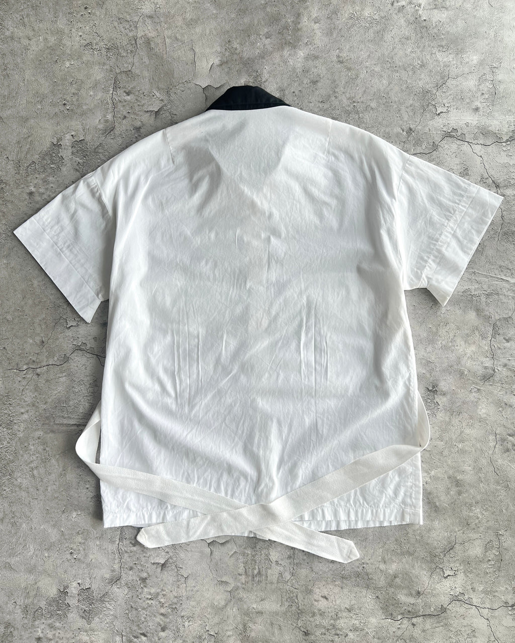 2000S DRIES VAN NOTEN DOUBLE POCKET BONDAGE SHIRT (M)