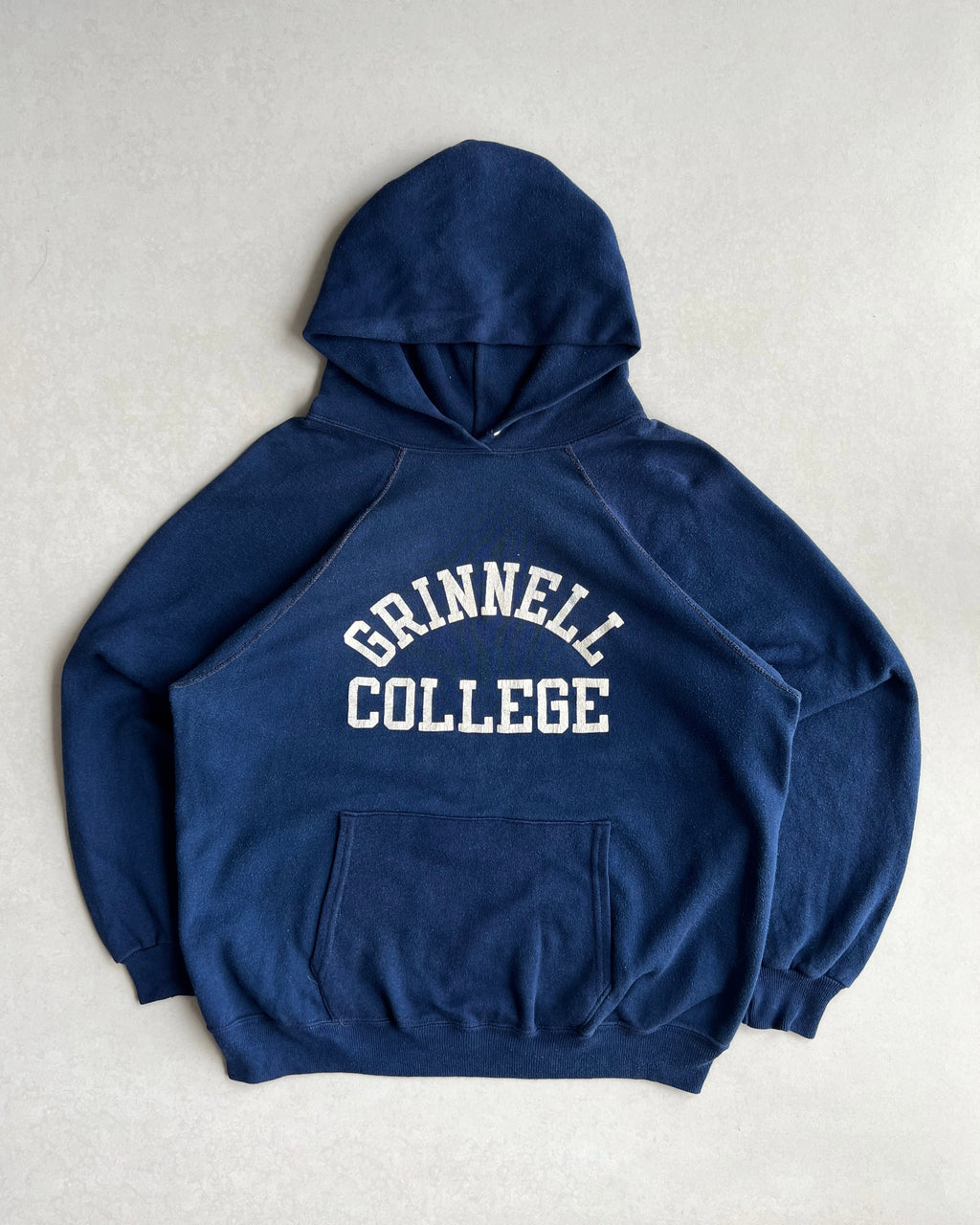1960S 'GRINNELL COLLEGE' RAGLAN HOODIE (S-L)