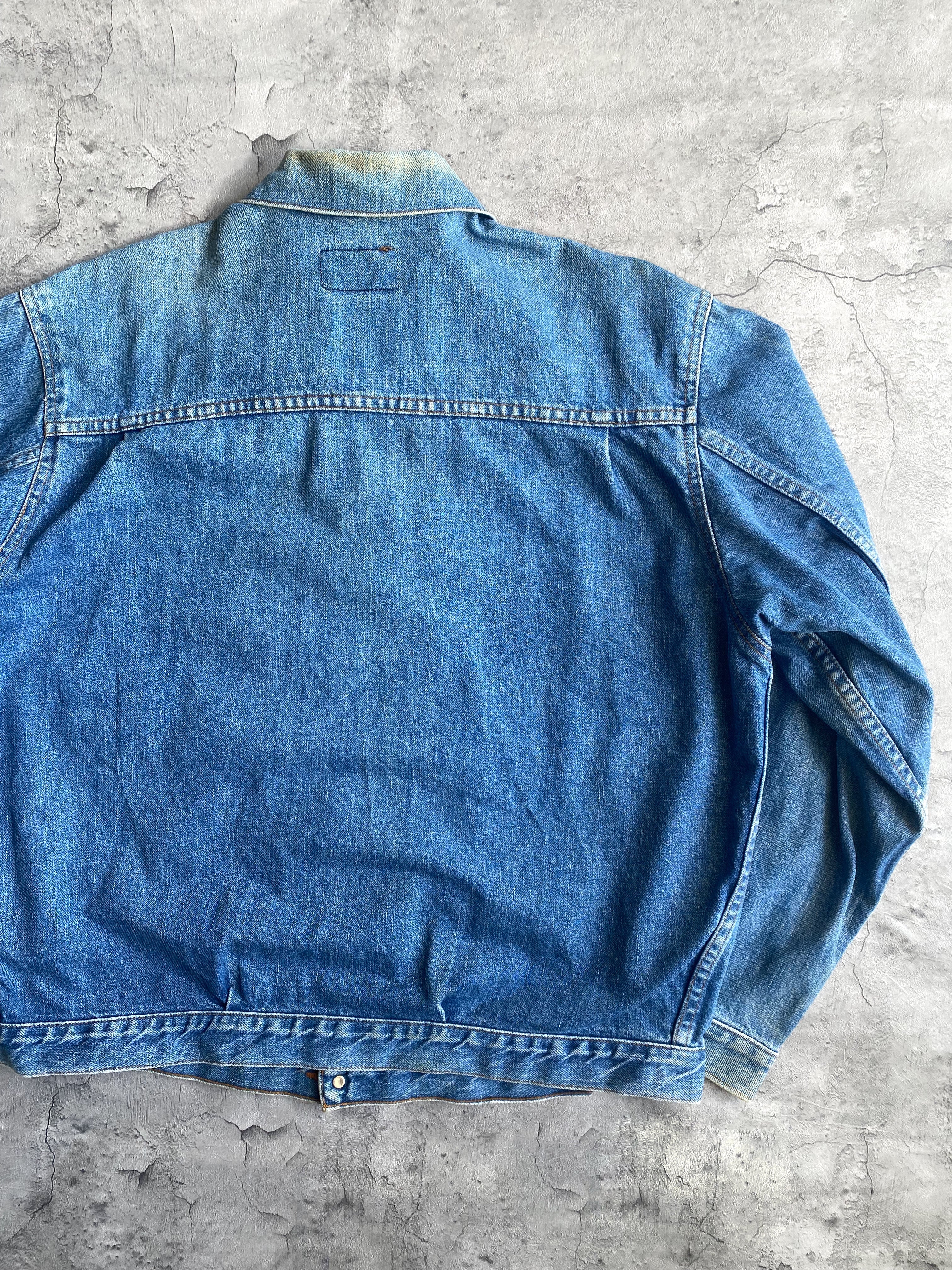 1980S FADED LEVI'S TYPE II DENIM JACKET (L/XL)